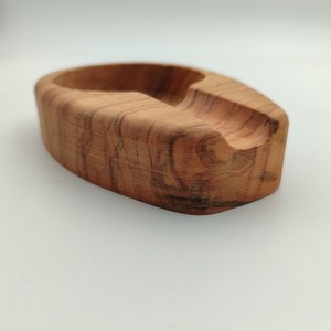 Cendrier rond carré en bois |   Cendrier en bois massif fait à la main |   Cendrier de table résistant à la chaleur et écologique - Product Image 3