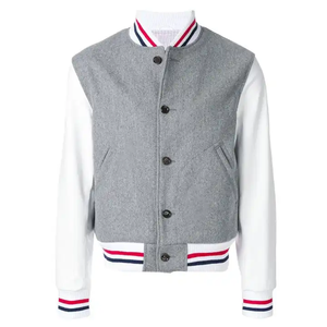 Wholesale Custom Latest Designs Long Sleeve <b>Baseball</b> <b>Jacket</b> <b>Men</b> Letter Sleeves Pakistani Price Blank Letterman <b>Jackets</b> - Product Image 4
