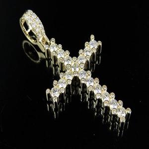 Hip Hop Luxury <b>Cross</b> <b>Pendant</b> with Moissanite Diamond Iced Out S925 <b>Silver</b> Occasion Wear Jewelry for Men Hip Hop Style - Product Image 1