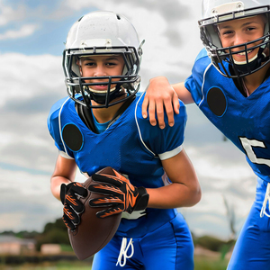 Guantes de Fútbol Americano Profesionales Personalizables al por Mayor, Súper Adhesivos, con Cierre de Velcro, Gran Agarre, Antideslizantes - Product Image 4