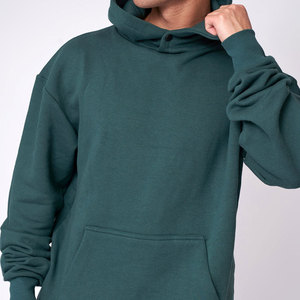 เสื้อฮู้ดผ้าฝ้ายถักหนาไซส์ใหญ่พิเศษสำหรับผู้ชาย - Product Image 4
