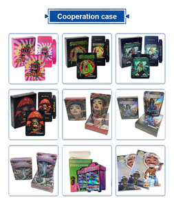 Biểu Tượng Tùy Chỉnh Rõ Ràng In Ấn Không Thấm Nước Zip Khóa Cam Tái Sử Dụng Kín 3.5G Mylar Hộp Và Túi Xách Với Hộp Đóng Gói - Product Image 2