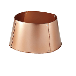 Copper <b>Tree</b> Collar With Round Design <b>for</b> <b>Christmas</b> <b>Tree</b> <b>Base</b> <b>for</b> Home Decorative Item - Product Image 2