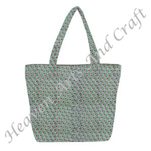 Bolsos de mano acolchados personalizados a la moda para mujer, bolso acolchado de diseñador de hombro estampado con bloque de mano para compras - Product Image 3