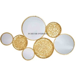 Arte de pared de diseño elegante y elegante chapado en oro de Metal de calidad superior con aspecto llamativo de alta demanda para decoración de bodas y fiestas - Product Image 6