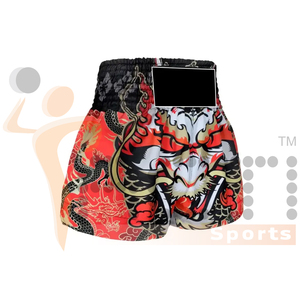 กางเกงมวยไทยขาสั้นสำหรับผู้ชายกางเกงต่อยมวย - Product Image 5