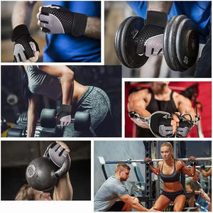 Gants de gymnastique haltérophilie sur mesure Gants d'entraînement demi-doigt pour les amateurs de musculation et de fitness - Product Image 5