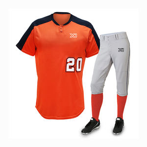 Precio de fábrica del fabricante, logotipo personalizado, uniformes de béisbol, transpirable, Etiqueta Privada, conjuntos de ropa deportiva - Product Image 1