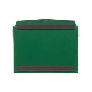Funda de documentos con tapa protectora, magnética, DIN A5 horizontal, verde, 2 tiras magnéticas, 10 unidades / paquete. - SD2M/ - Product Image 2