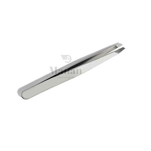 MANAN INSTRUMENTS MI-ET-704 Pinzas para Cejas de Acero Inoxidable con Punta Inclinada, Herramienta de Depilación de Precisión Reutilizable, Diseño Moderno - Product Image 5