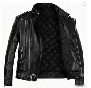 Nouveau modèle 2026 Veste en cuir pour homme et femme Nouvelle mode Veste en cuir pour homme Veste en cuir coupe-vent 2025 - Product Image 1