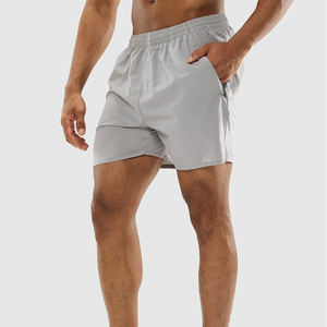 Pantalones cortos de entrenamiento de malla OEM, pantalones cortos ultraligeros para correr para hombre, pantalones cortos de secado rápido para entrenamiento de gimnasia, deportes, bolsillos sólidos transpirables - Product Image 1