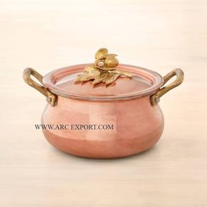 Ramadan Service Alimentaire Hot Pots Table À Manger En Acier Inoxydable Vaisselle Alimentaire Casserole Serveur Ware Plat Forme Ronde Pots En Métal - Product Image 5