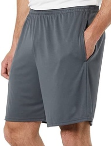 Pantalones cortos informales personalizados para hombre 100% algodón liso teñido sólido cómodo secado rápido - Product Image 5