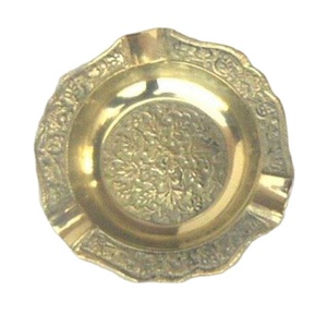 ที่เขี่ยบุหรี่ทองเหลืองโบราณของตกแต่งดีไซน์ใหม่สีทองหรูหรามาตรฐาน - Product Image 1