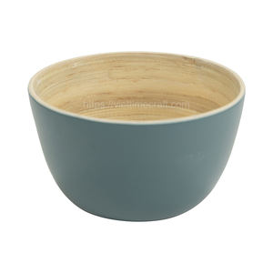 Ensemble de 6 bols en bambou enroulés/filés pour servir des aliments pour la décoration de la cuisine vente en gros du Vietnam - Product Image 2