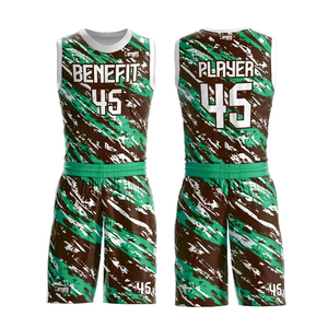 Design personnalisé d'uniformes de basket-ball sans manches de qualité unique Ensemble d'uniformes d'équipe professionnelle de vêtements de sport d'été légers - Product Image 1