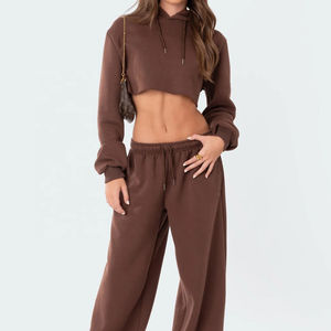 2026 High Quality Cotton Women <b>Crop</b> <b>Top</b> <b>Hoodies</b> Breathable Custom logo and design <b>Crop</b> <b>Top</b> <b>Hoodies</b> Custom Women Cropped <b>Hoodies</b> - Product Image 6