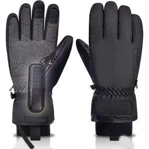 Gants confortables sur mesure pour hommes en véritable peau de mouton, parfaits pour le ski d'hiver et les activités de plein air, en provenance du Pakistan - Product Image 1