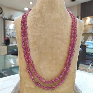 Best Quality Designer <b>Real</b> <b>Emeralds</b> Pumpkin Carving 2 Rows Classic <b>Necklace</b> Set for Women And Girls Weddings Engagements Wear - Product Image 2