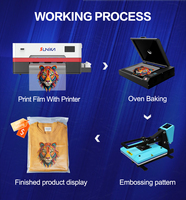 Imprimante DTF Directe sur Film A3 Machine d'Impression Textile Epson DTF XP600 pour T-shirts et Tissus