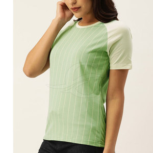 Camisetas de Color sólido con logotipo personalizado para mujer, ropa de gran tamaño, lisa y ligera - Product Image 1