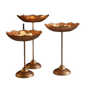 เครื่องเหล็กขัดด้วยมือแบบดั้งเดิมของตกแต่งบ้านสีเหลืองทองของตกแต่งบ้านแบบอินเดียโบราณ - Product Image 3