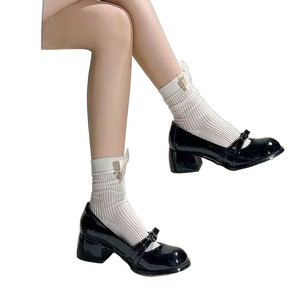 Sandalias de tacón de moda de verano para mujer, zapatos de tacón alto informales, cómodos y versátiles, de cuero genuino - Product Image 4