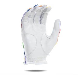 Guantes de golf estampados de alta calidad para hombre, cómodos colores personalizados de cuero transpirable, elegantes y superventas - Product Image 6