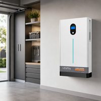 Batterie 5 kWh 25,6 V 200 Ah LiFePO4 ESS montée en rack pour stockage solaire avec écran tactile, BMS intelligent, CAN/WiFi/Bluetooth, 6000 cycles