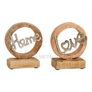 เครื่องประดับตกแต่งคริสต์มาสขายร้อนต้นไม้ไม้ X-mass และกวางเรนเดียร์โลหะในวงกลมไม้ตกแต่งคริสต์มาสที่ไม่ซ้ําใคร - Product Image 2