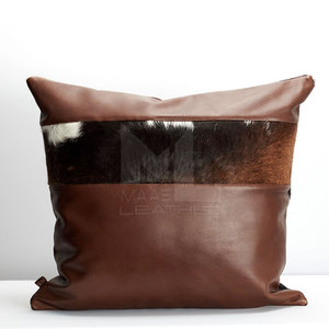 2025 cuero diseño personalizado tarifa al por mayor hombres cuero de vaca almohada de alta calidad transpirable cuero de vaca almohada - Product Image 5