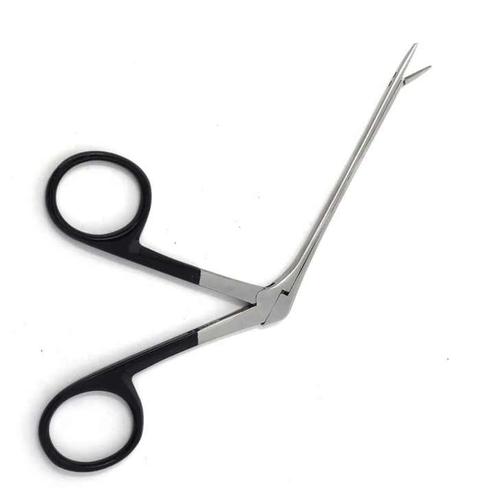 ENT Alligator Forceps With Black Handle 3 1/2
