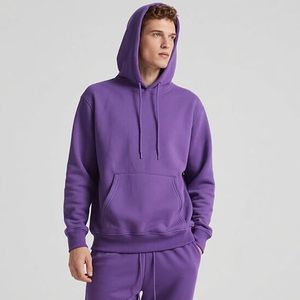Customized High Quality Custom Logo Luxury Trendy Men Tracksuit <b>Full</b> <b>Zip</b> <b>Hoodie</b> and Jogger Pants Set - Product Image 2