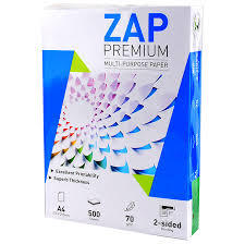Papier copie ZAP Premium A4 70 g/m² blanc 500 feuilles impression recto-verso - Product Image 3