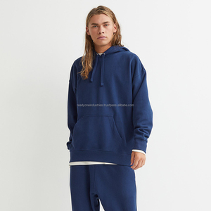 Haute qualité Premium Polyester/coton poids lourd bouffée impression brodé 450gsm sweat à capuche d'hiver sweats Streetwear - Product Image 2