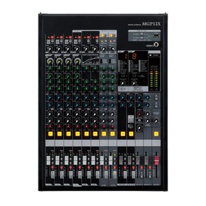 Consola de Mezclas Premium MGP12X de 12 Canales, USB <span class=keywords><strong>FX</strong></span>, 6 Entradas de Micrófono, Alimentación Fantasma de 48V, HPF por Canal, Voz Ajustable para Karaoke en Vivo - Product Image 1