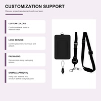 Porte-badge personnalisé en cuir PU pour femme, avec cordon, 25 designs, enrouleur rétractable, 2 emplacements pour cartes, quincaillerie or rose