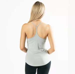 Camiseta sin mangas de algodón acanalado para mujer, camiseta ajustada sin mangas, fabricante OEM, pedidos al por mayor - Product Image 3