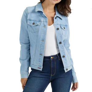 Chaquetas Vaqueras de Mezclilla de Alta Calidad al por Mayor, Diseño Nuevo, Ropa Casual, Nueva Colección 2026, Transpirable, Servicio OEM, Chaqueta Vaquera para Mujer - Product Image 5