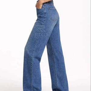 Pantalones Holgados de Color Sólido de Secado Rápido y Transpirables 100% Algodón de Estilo Urbano para Mujer de Rixo Enterprises con Múltiples Bolsillos - Product Image 4