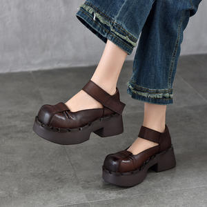 Zapatos de Tacón Alto Elegantes de Piel con Punta en Pico para Mujer, Zapatos de Vestir para Oficina y Fiesta - Product Image 2