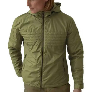 Men's High Street Outdoor Windbreaker Jackets Spring Wear <b>Canvas</b> Polyester/Nylon Waterproof Hooded Solid Color - Product Image 2