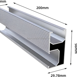 Soporte de Montaje para Paneles Solares de Acero Chino, Resistente a Altas Cortes de Viento y Carga de Nieve, para Uso Doméstico, Comercial e Industrial - Product Image 1