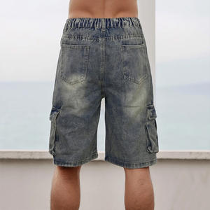 Pantalones cortos de mezclilla para hombre transpirables personalizados ropa de calle de verano OEM con personalización de logotipo y etiqueta privada disponible - Product Image 5