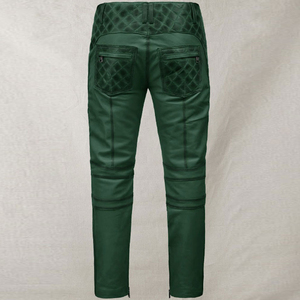 กางเกงหนังลำลองกันน้ำสำหรับผู้ชายผ้าแคนวาสตัวเลือกสีและโลโก้ - Product Image 3