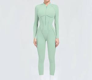 Combinaisons de sport sans dos pour femmes en gros, pour la salle de sport, le fitness, le yoga, vêtements de sport une pièce, séchage rapide - Product Image 6