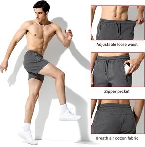 Vêtements de sport de fitness d'été respirants en gros, polyester/coton, maille décontractée, taille élastique, séchage rapide, impression personnalisée, salle de sport - Product Image 2