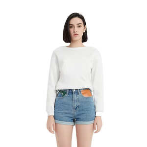 Shorts de Mezclilla para Mujer, Nuevo Modelo, Descuento por Volumen, Transpirables, Antiolor, Ajustados, 100% Algodón para una Combinación Perfecta de Estilo y Comodidad - Product Image 1