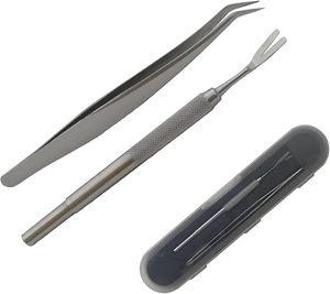 Pince à tiques personnalisée en acier inoxydable pour enlever les tiques, ensemble d'outils pour chien et chat avec boîte de rangement - Product Image 6